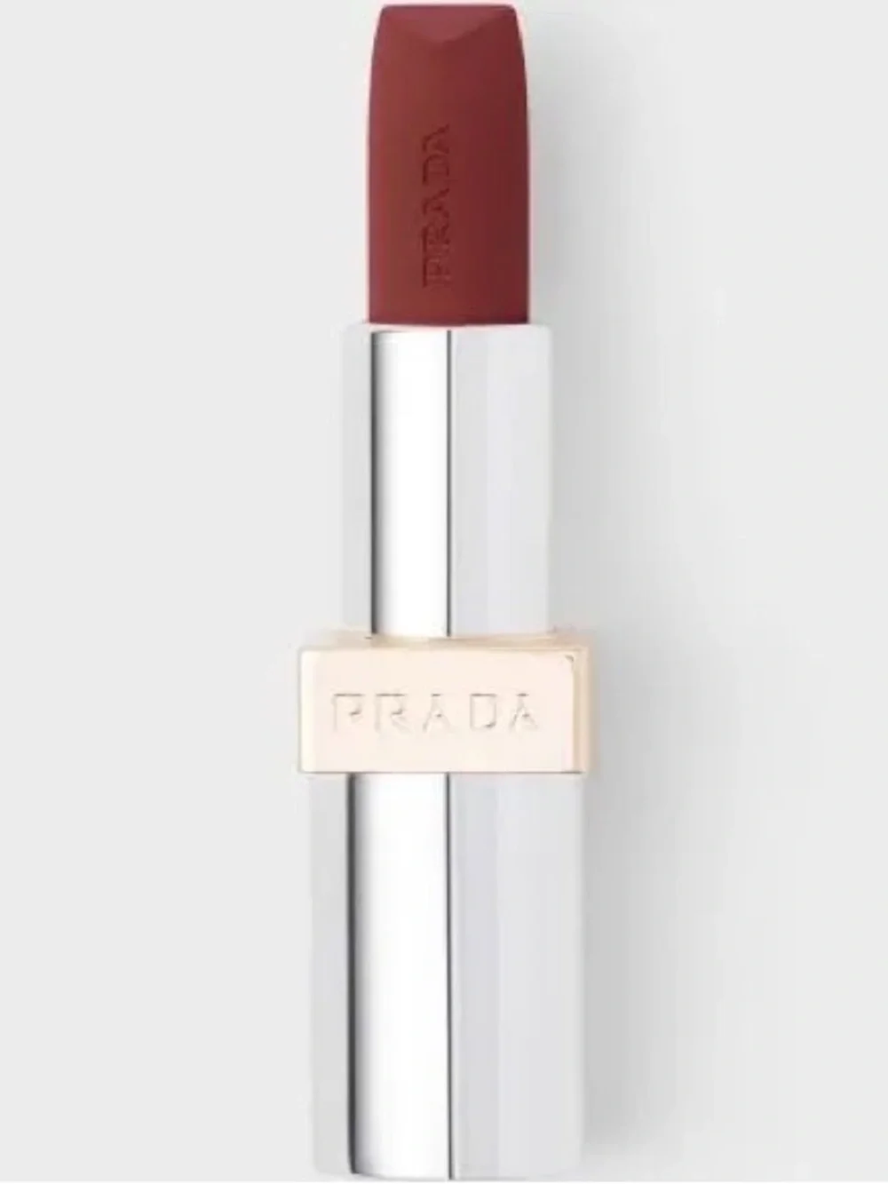 Prada Monochrome Hyper Matte Lipstick in Brown - B03 Mahogany